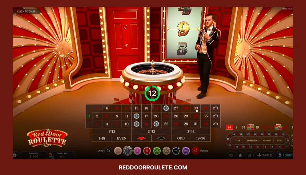 How to play Red Door Roulette Live